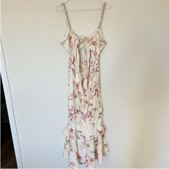 V. Chapman Luna Floral Midi Dress NWT - Picture 7 of 14